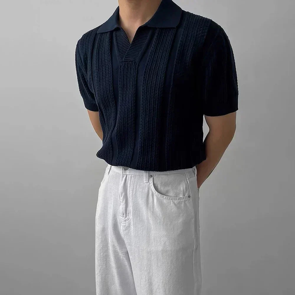 Polo de Punto Riviera – Azul