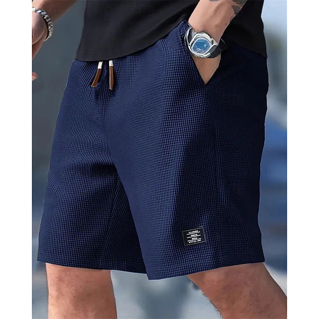 Short Waffle Comfort Air - Azul marino