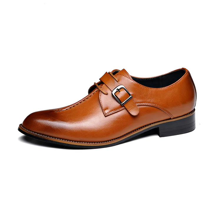 Tenis Monk Strap Executive - Marrón