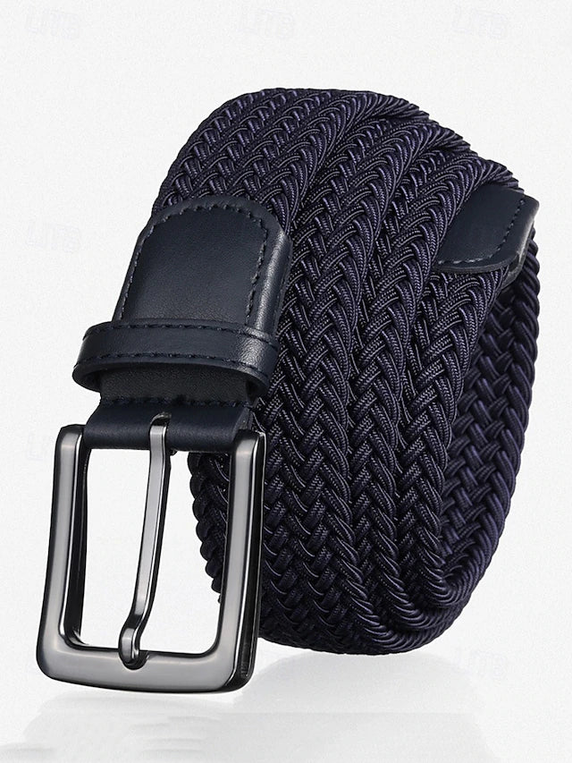 Cinturón Trenzado Elástico FlexLine - Azul Marino