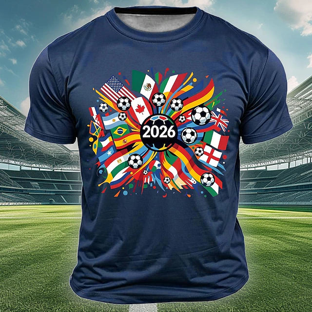 Camiseta International Football Cup 2026 - Azul