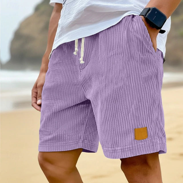 Short de Pana Summer Coast - Púrpura
