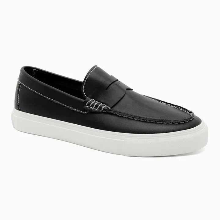Mocasines Casual Cuero Liso - Marrón