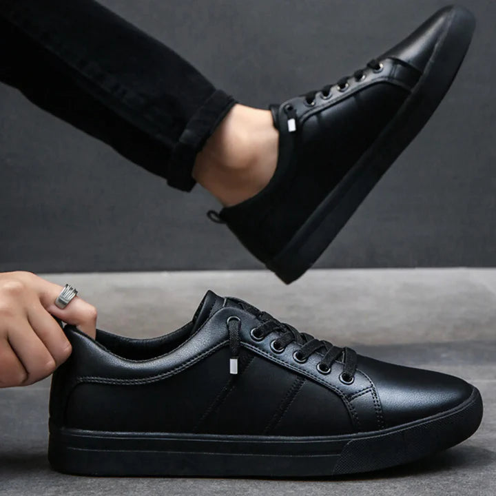 Tenis Piel Comfort - Negro