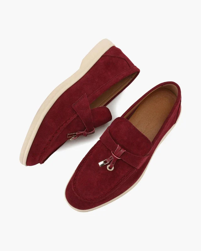 Belmont Gamuza Loafers - Bordeaux