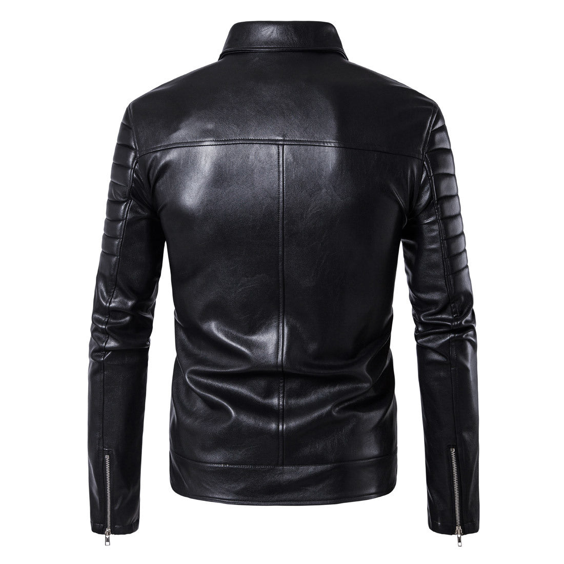 Chamarra Cuero Biker Slim