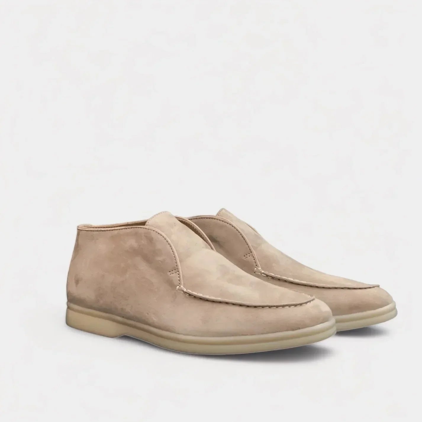 Belmont Gamuza Chukka Mocasines - Beige