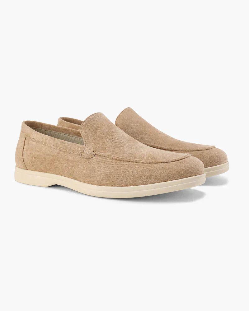 Mocasines de ante confort - Marrón claro