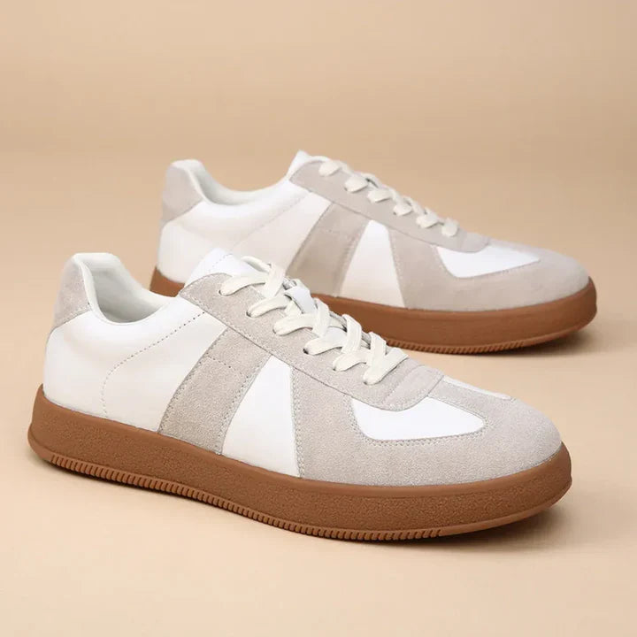 Tenis Urbanas Cuero - Blanco