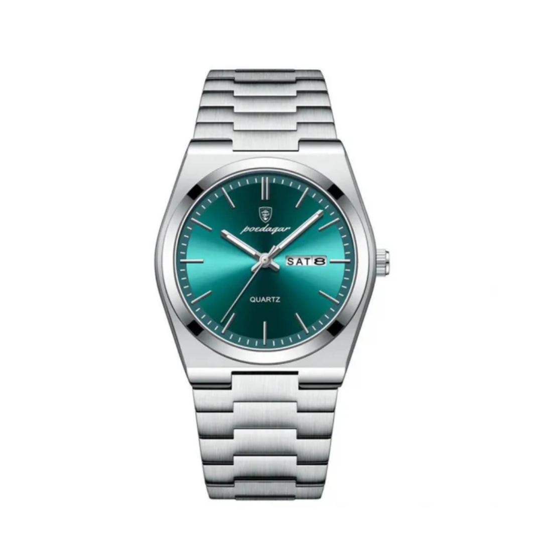 Reloj de Acero Esmeralda – Verde