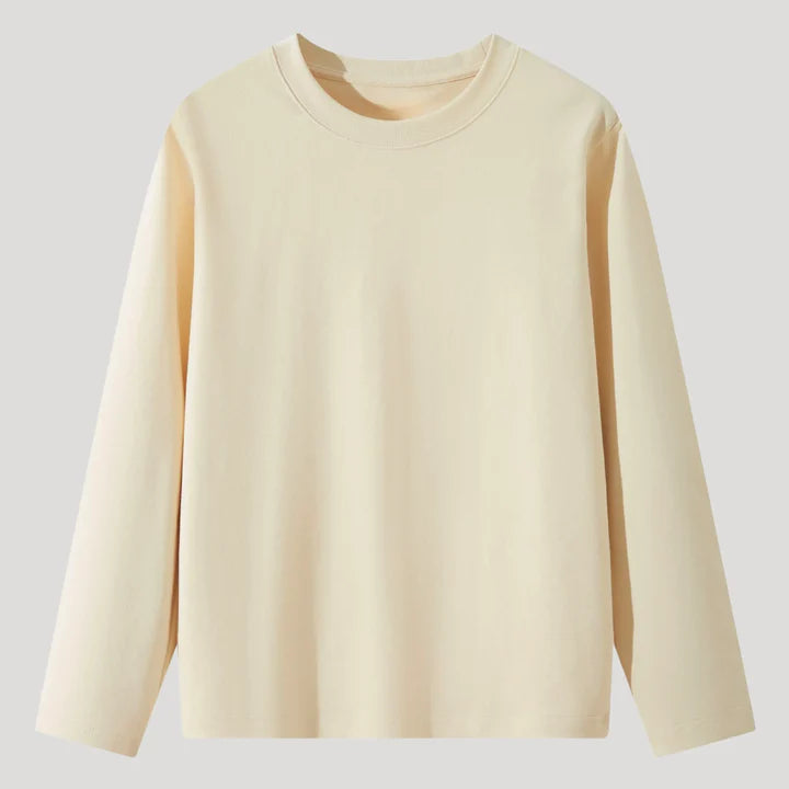 Suéter Core Fit de Corte Atlético - Beige