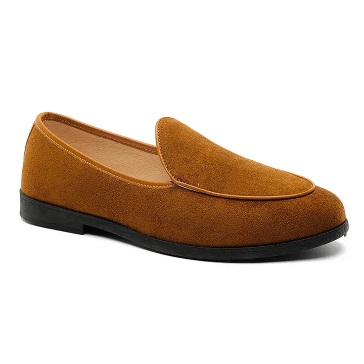 Mocasines Slip-On Ante Suave - Beige