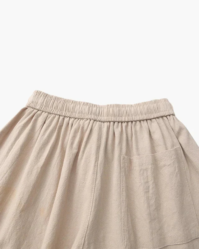 Shorts de Lino Lago – Beige