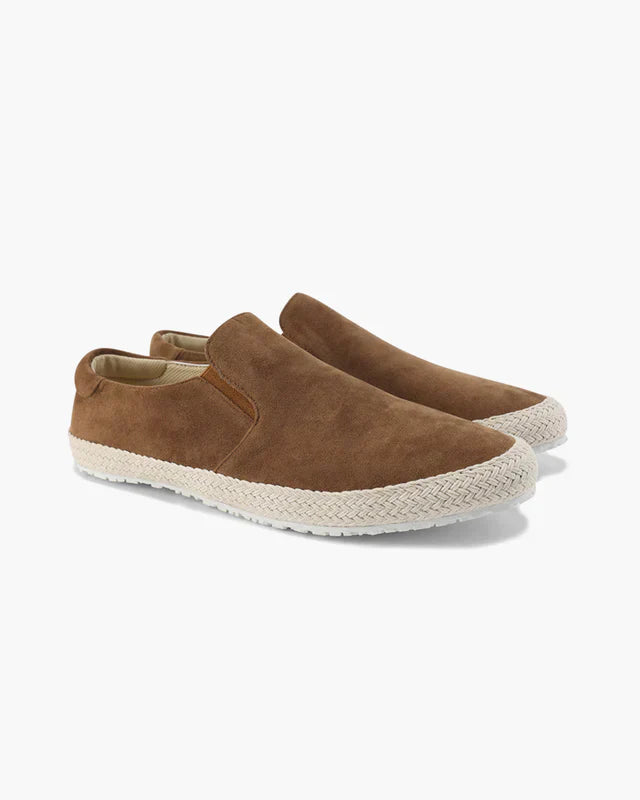 Riviera Gamuza Espadrilles - Marrón