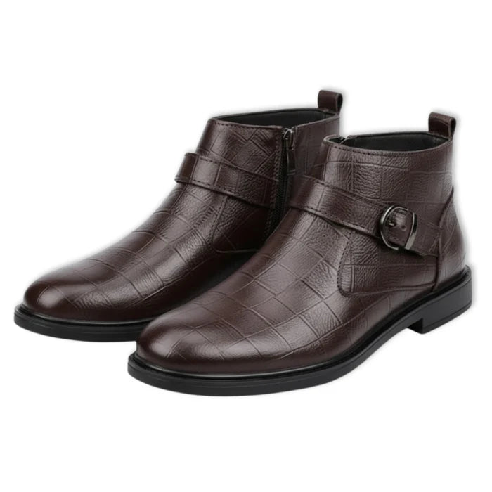 Botas Milano Cuero - Negro