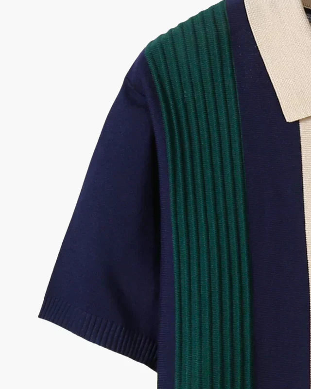Polo Half-Zip Tivoli – Azul Marino