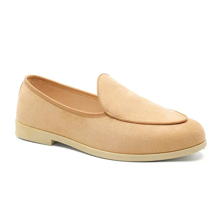 Mocasines Slip-On Ante Suave - Gris