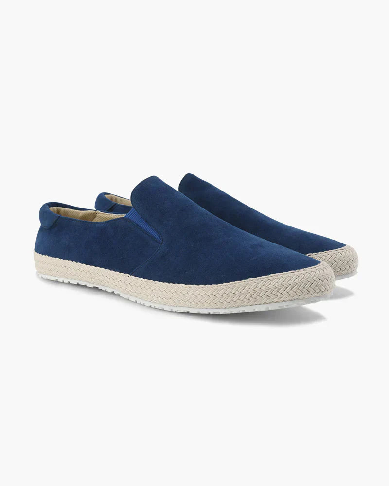 Riviera Gamuza Espadrilles - Azul