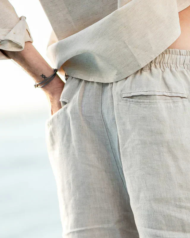 Shorts Linen Ease – Beige