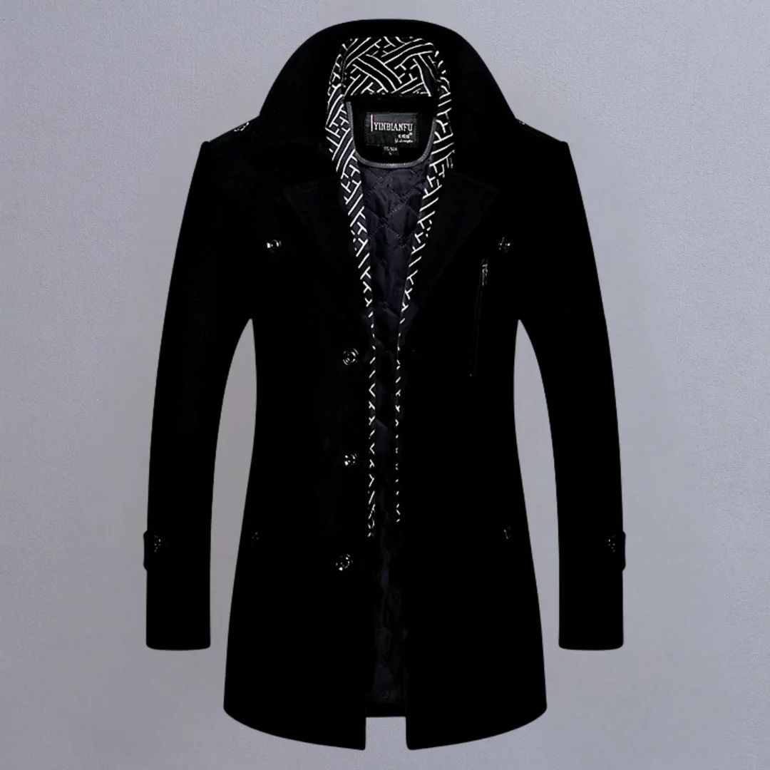 Abrigo Wool Quilted Core - Caramelo