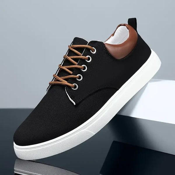 Zapatos Lona Casual Confort - Kaki