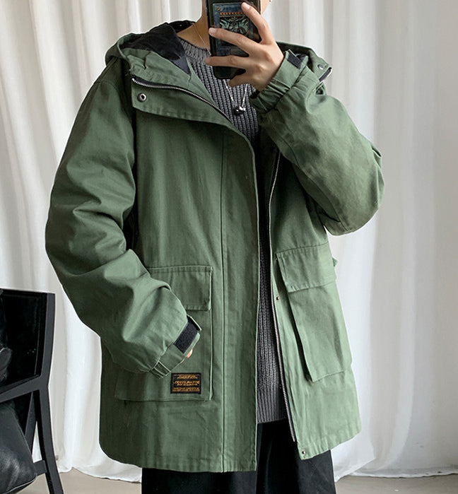 Parka Impermeable Forrada - Verde