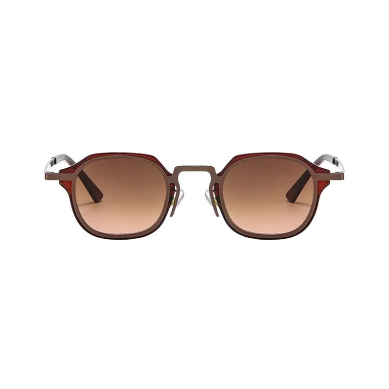Gafas de Sol UV400 con Montura de Metal - Leopardo