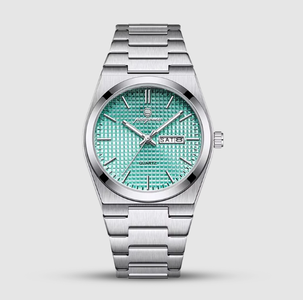 Reloj de Acero Mint Grid