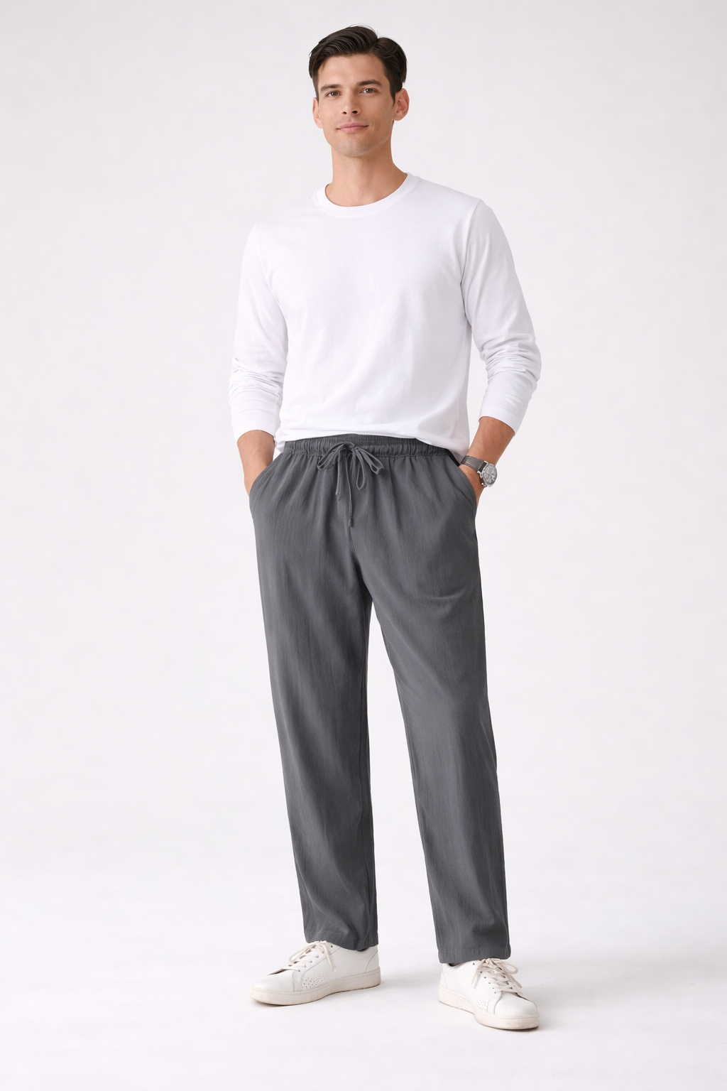 Pantalones Linen Ease – Verde