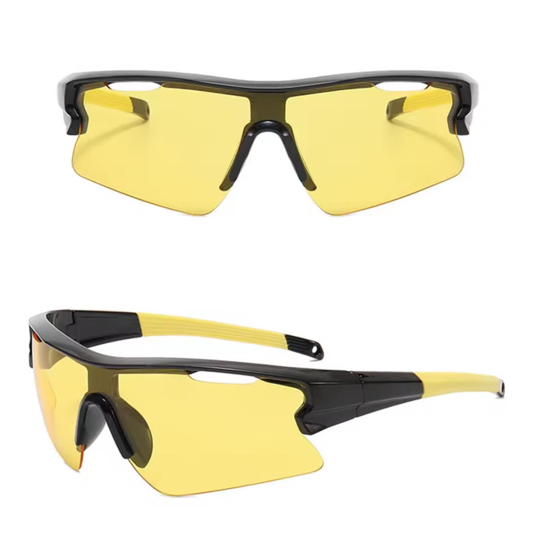 Gafas Deportivas UV400 para Ciclismo y Running - V-3 Amarillo