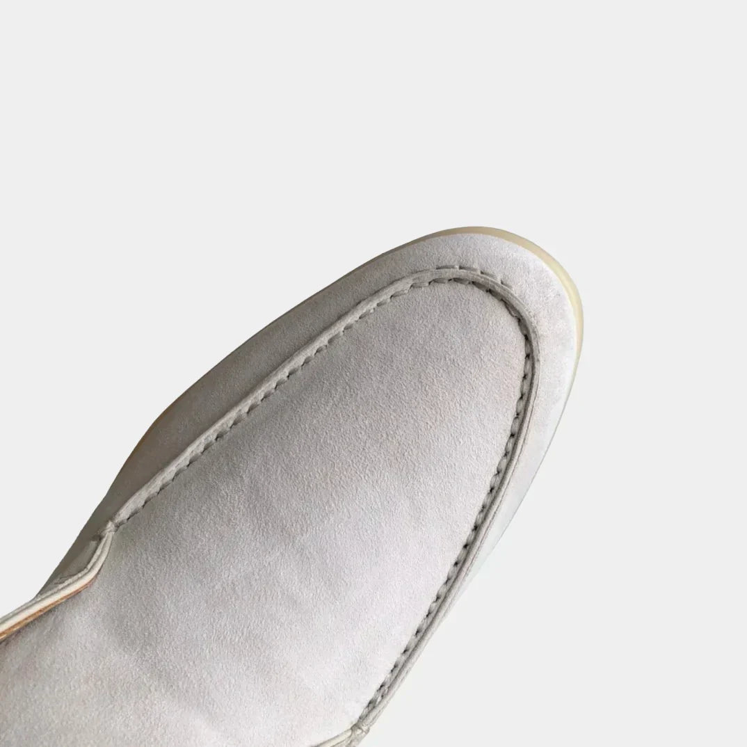 Belmont Gamuza Chukka Mocasines - Blanco