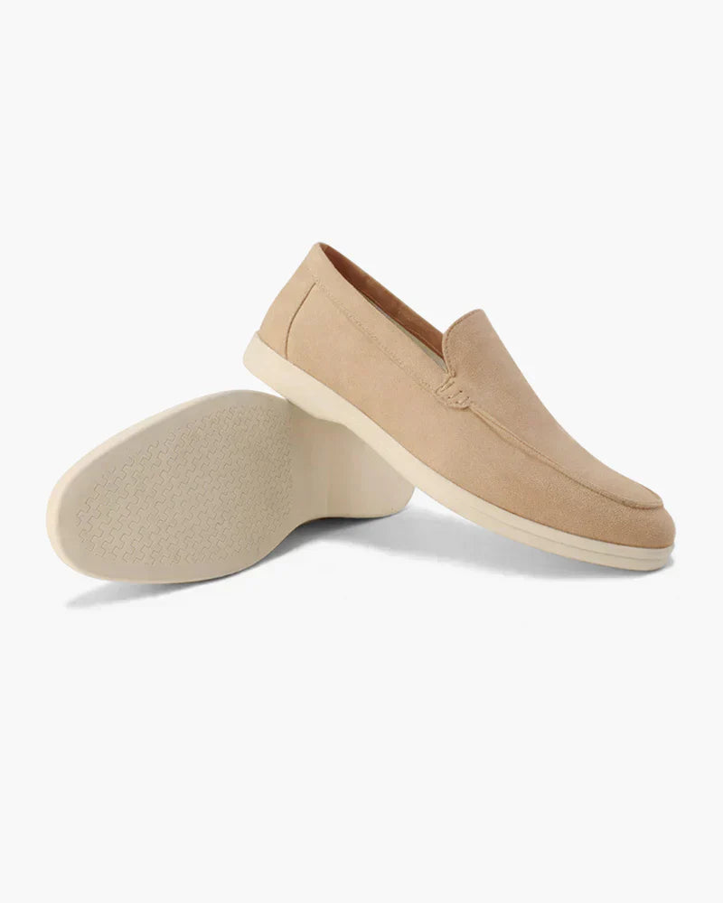 Mocasines de ante confort - Marrón claro