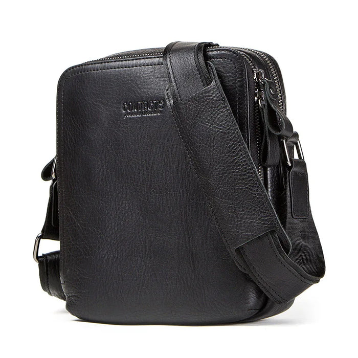 Bolso de Cuero Contacts Premium - Marrón