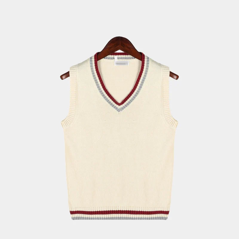 Chaleco de Punto Cricket Oxford – Beige