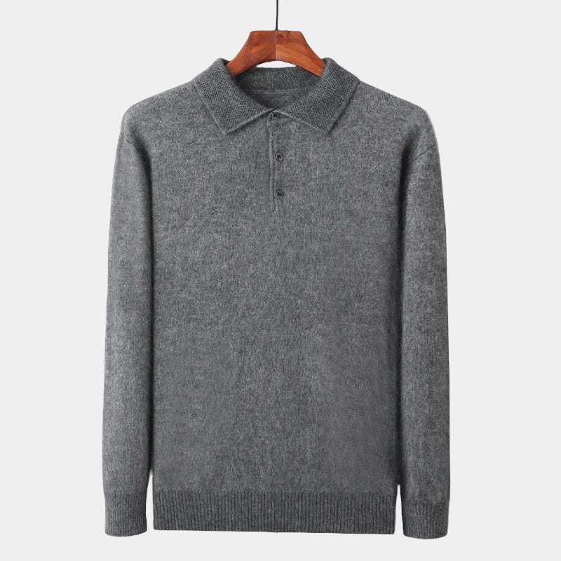 Polo de Punto Elegante – Gris