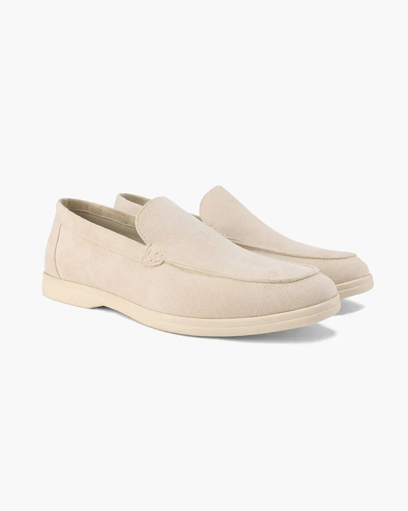 Mocasines de ante confort - Beige