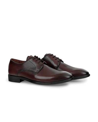 Zapato Derby Artesanal Noble Shine - Marrón