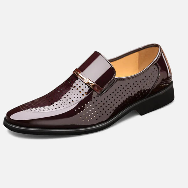 Zapatos Prestige Charol Perforado - Negro