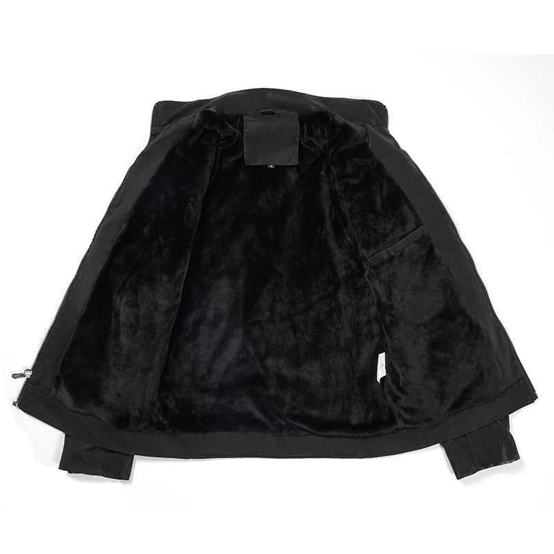 Chamarra Cuero Slim Biker Sport