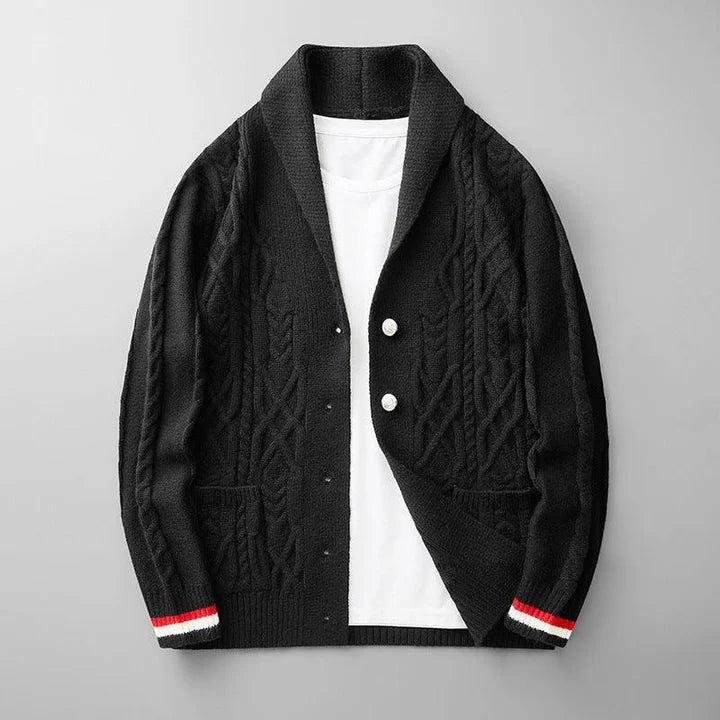 Suéter Knit Essential de Algodón Orgánico - Negro