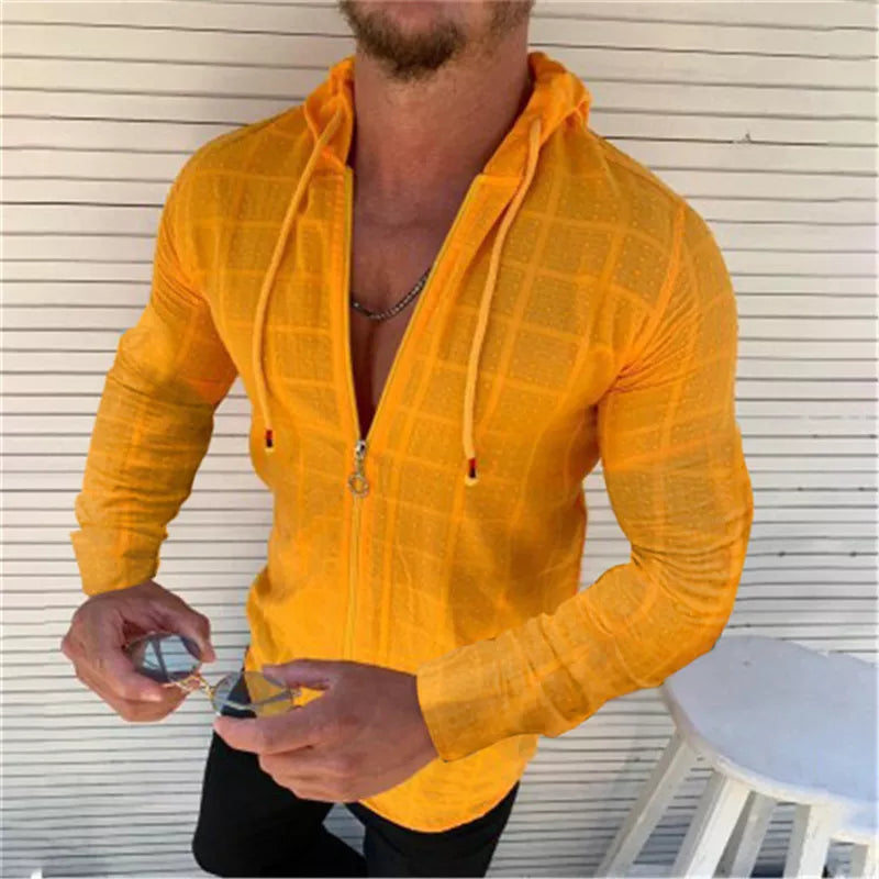Camisa Luxor con Cierre - Blanco