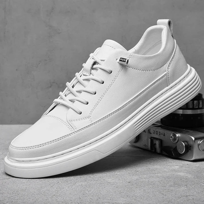 Tenis Cuero Casual - Negro