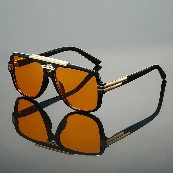 Gafas de Sol Aviador Retro - Verde