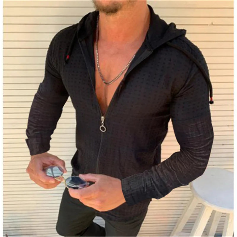 Camisa Luxor con Cierre - Blanco