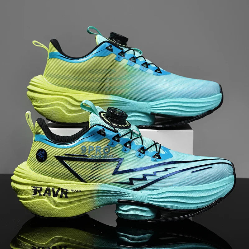 Tenis Aero Trail Pulse - Verde/Azul