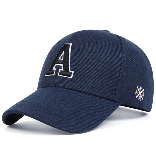 Gorra Urbana de Algodón Bordada Ajustable - Negro