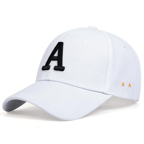 Gorra Urbana de Algodón Bordada Ajustable - Blanco