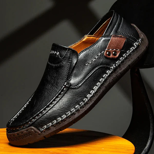 Mocasines Artesanales Cuero Confort - Marrón