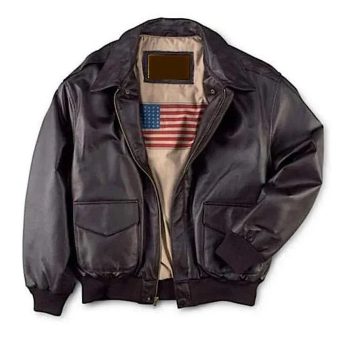 Chaqueta Aviador Heritage - Marrón oscuro