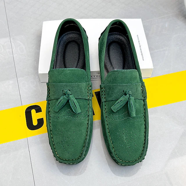 Mocasín Tassel Verona Drive - Verde